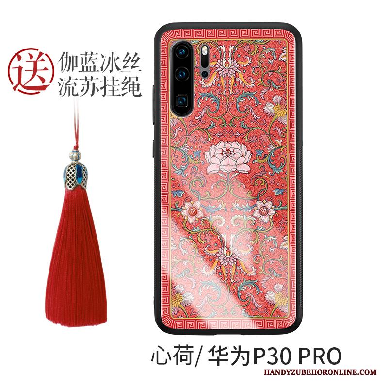 Huawei P30 Pro Silikon Glas Fallskydd Skal Telefon All Inclusive Trend Personlighet