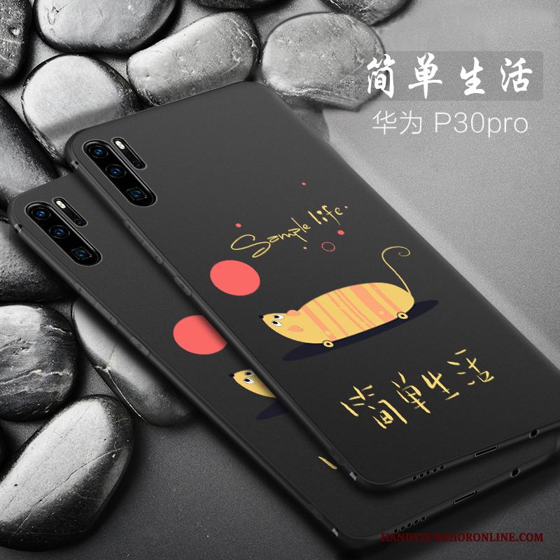 Huawei P30 Pro Skal All Inclusive Net Red Fallskydd Kreativa Silikon Liten Nubuck