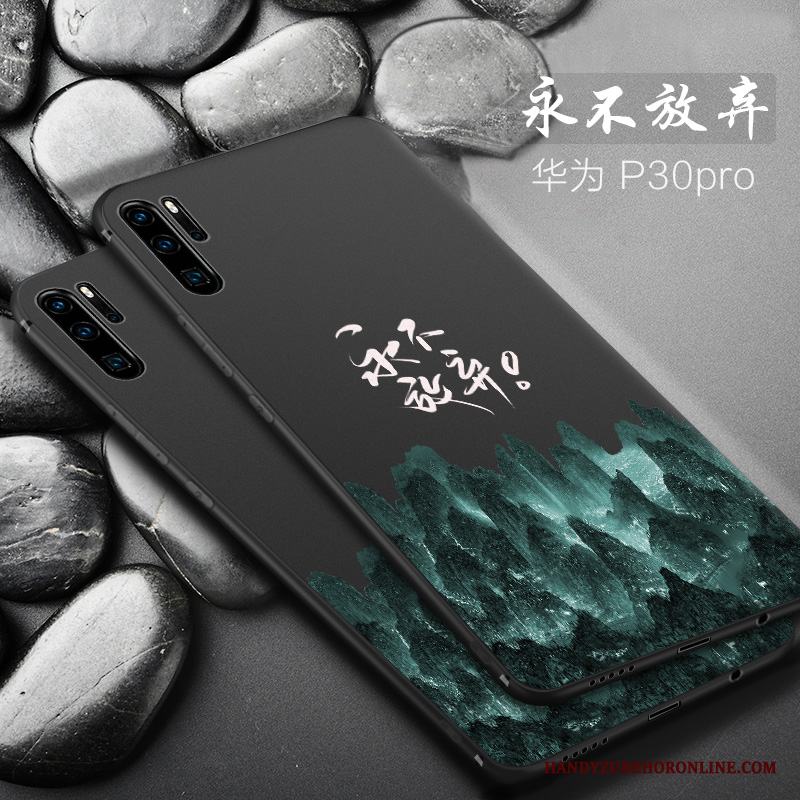 Huawei P30 Pro Skal All Inclusive Net Red Fallskydd Kreativa Silikon Liten Nubuck