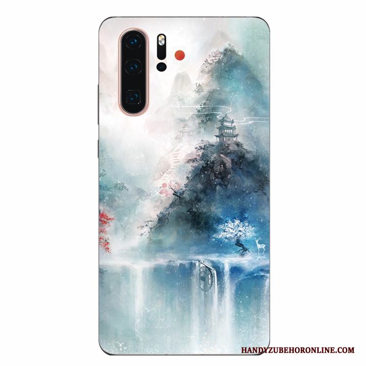 Huawei P30 Pro Skal Fodral Silikon Vind Skydd Telefon Personlighet