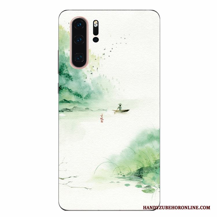 Huawei P30 Pro Skal Fodral Silikon Vind Skydd Telefon Personlighet