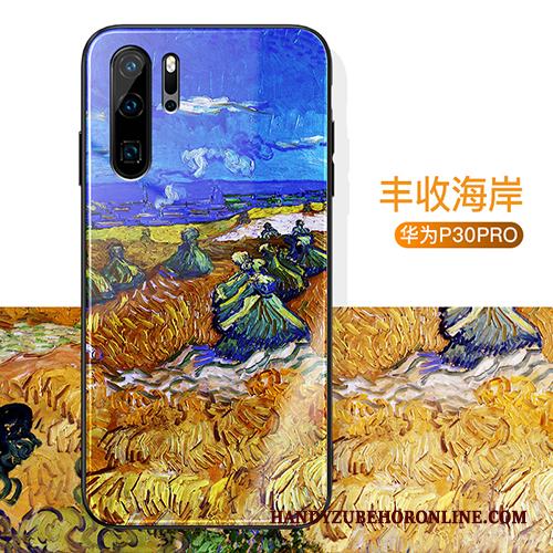 Huawei P30 Pro Skal Skydd Fallskydd Kreativa All Inclusive Retro Spegel Personlighet