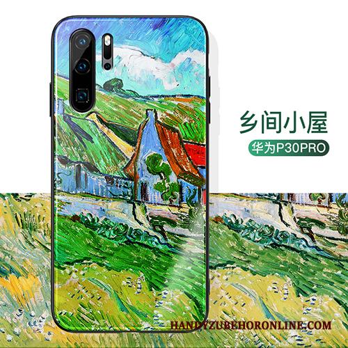 Huawei P30 Pro Skal Skydd Fallskydd Kreativa All Inclusive Retro Spegel Personlighet