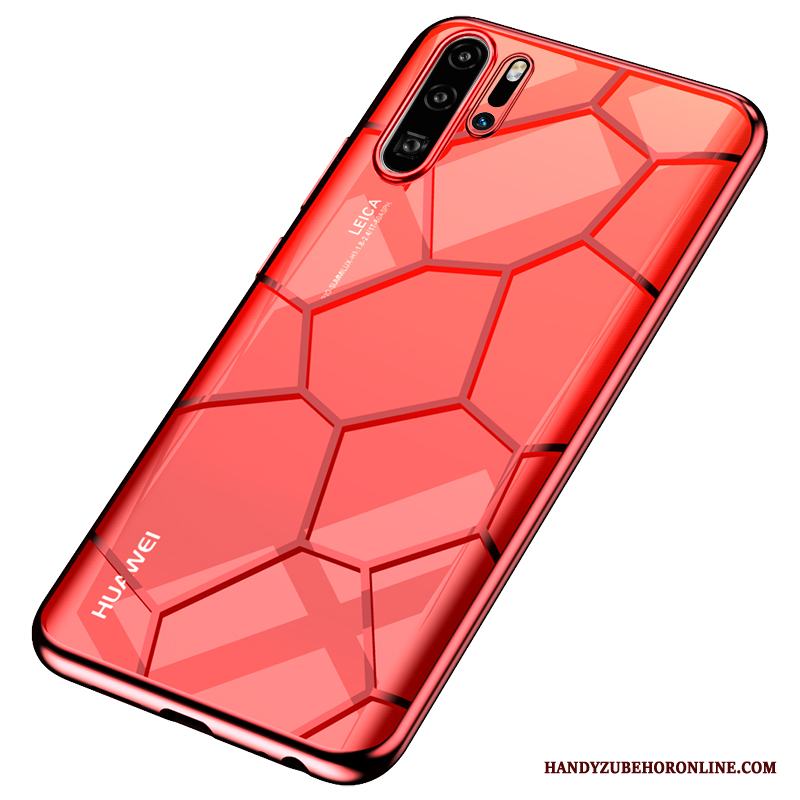 Huawei P30 Pro Skal Telefon Fodral Skydd Fallskydd Mobil Telefon Personlighet Plating