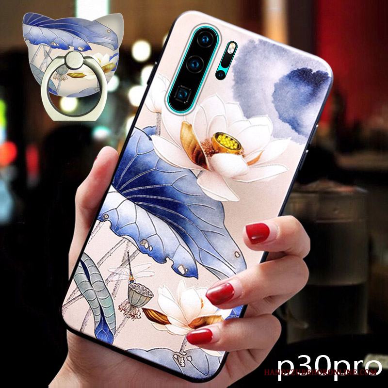 Huawei P30 Pro Trend Personlighet Kreativa Ungdom Blå Trend Varumärke Skal Telefon