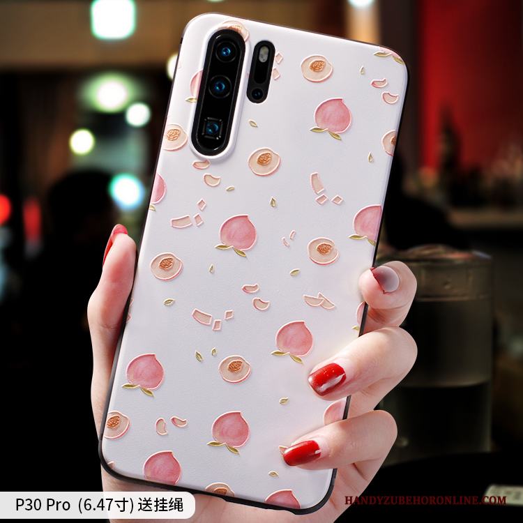 Huawei P30 Pro Trend Varumärke Personlighet Fallskydd Skal Telefon Nubuck Grön All Inclusive