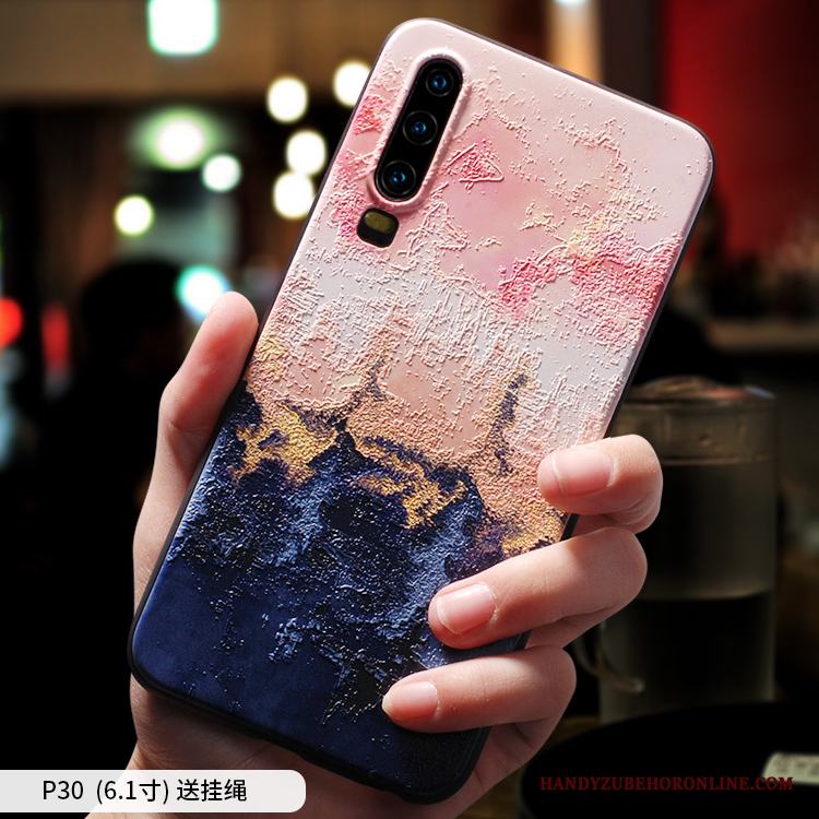 Huawei P30 Skal Mjuk Slim Silikon Personlighet Trend Varumärke Kreativa All Inclusive