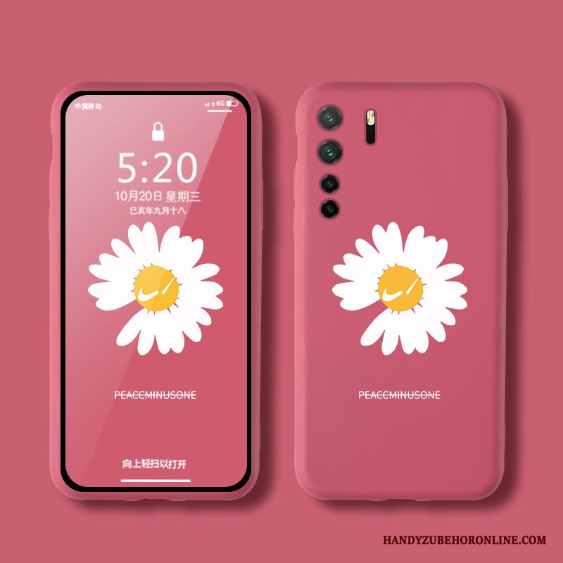 Huawei P40 Lite 5g Skal Telefon Tecknat Fallskydd Net Red Silikon Mjuk Fodral