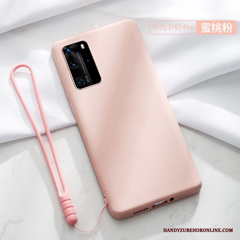 Huawei P40 Pro All Inclusive Skal Telefon Röd Fallskydd Personlighet Fodral Net Red