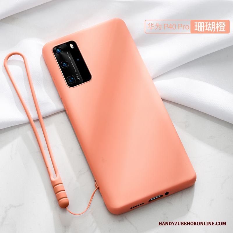 Huawei P40 Pro All Inclusive Skal Telefon Röd Fallskydd Personlighet Fodral Net Red