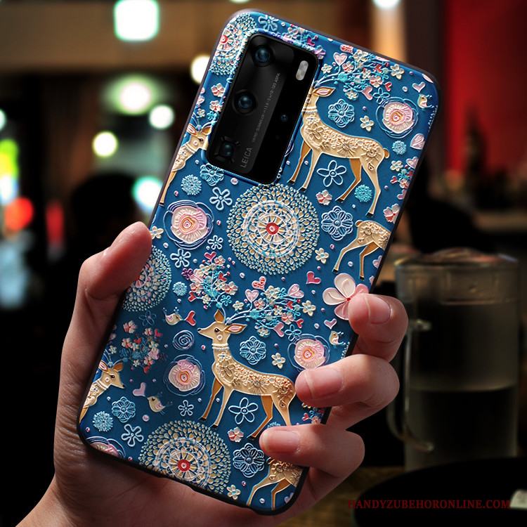 Huawei P40 Pro Retro Kreativa Skal Net Red All Inclusive Slim Telefon