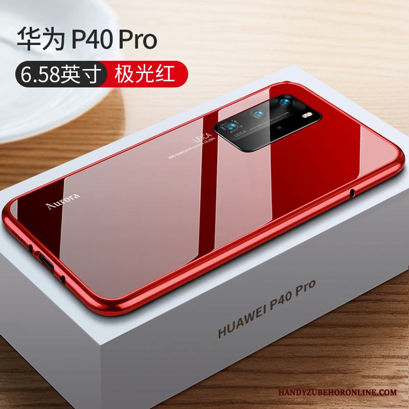 Huawei P40 Pro Skal Frame Lyxiga Personlighet Slim All Inclusive Fodral Kreativa