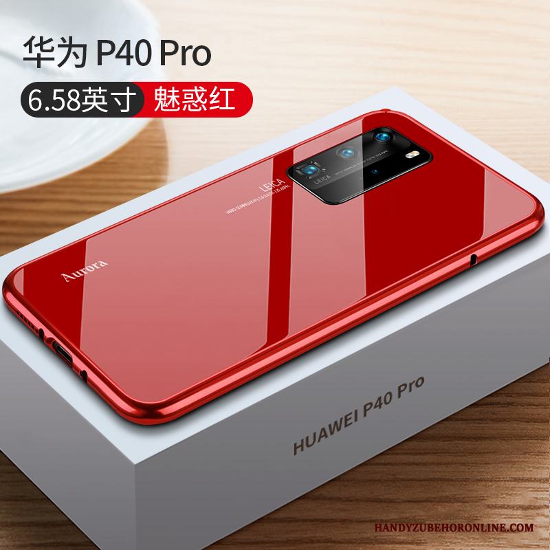 Huawei P40 Pro Skal Frame Lyxiga Personlighet Slim All Inclusive Fodral Kreativa