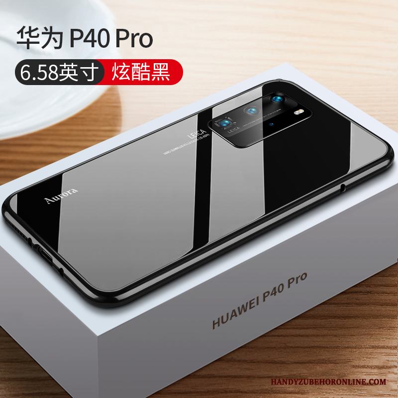 Huawei P40 Pro Skal Frame Lyxiga Personlighet Slim All Inclusive Fodral Kreativa