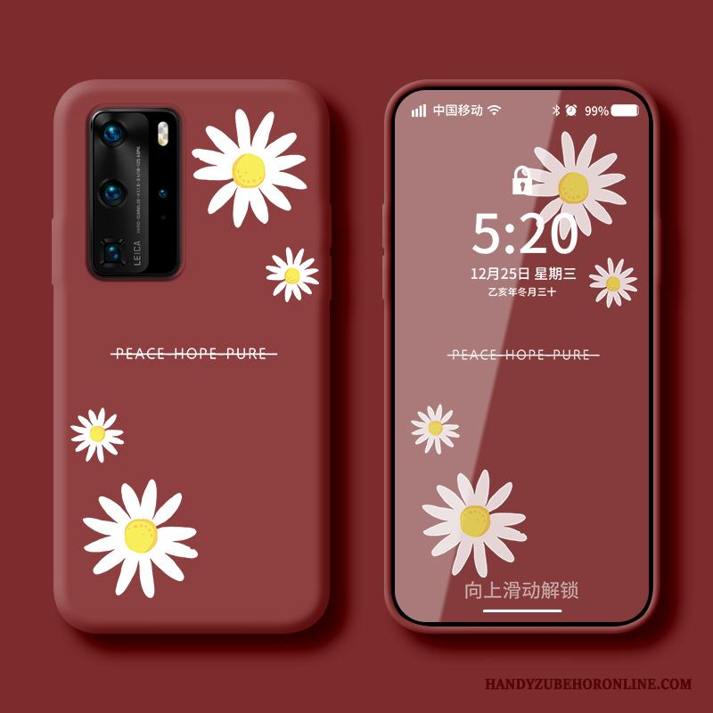 Huawei P40 Pro Skal Net Red All Inclusive Personlighet Kreativa Vacker Svart Silikon