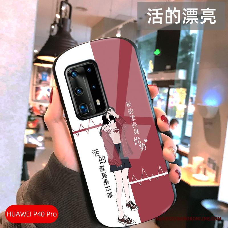 Huawei P40 Pro Vind Skal Telefon Ny All Inclusive Glas Kreativa Mode