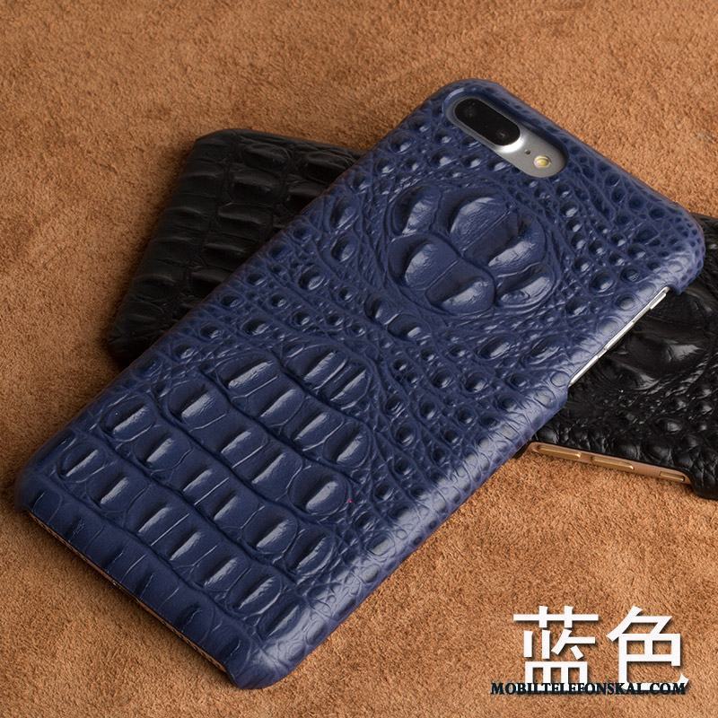 Huawei P8 Lite 2017 Krokodilmönster Personlighet Skydd Äkta Läder Fodral Kreativa Skal Telefon