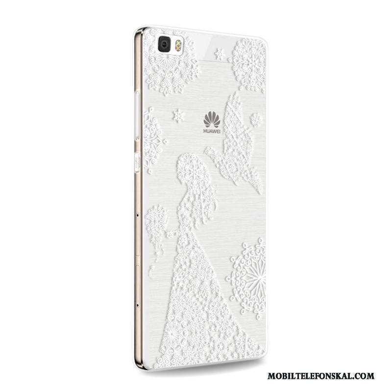 Huawei P8 Lite Skal Mobil Telefon Rosa Skydd Mjuk Ungdom Silikon Fallskydd