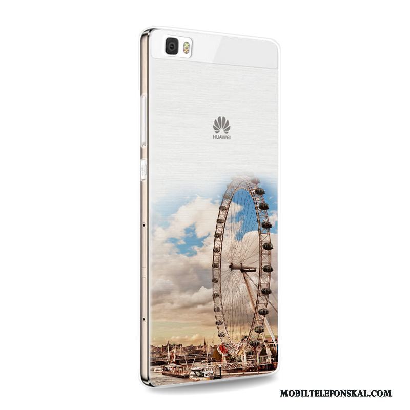 Huawei P8 Lite Skal Mobil Telefon Rosa Skydd Mjuk Ungdom Silikon Fallskydd