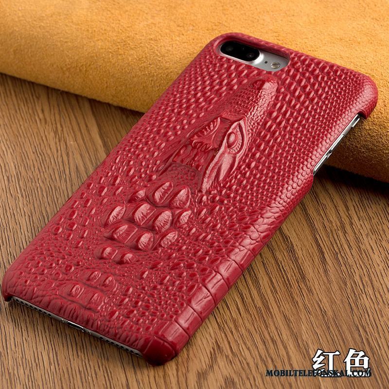 Huawei P8 Läderfodral Äkta Läder Bakre Omslag Silikon Blå Skydd Skal Telefon