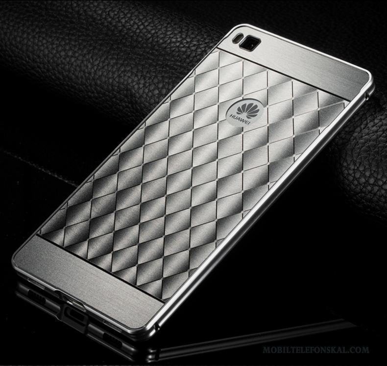 Huawei P8 Skydd Fodral Skal Telefon Kreativa Frame Bakre Omslag Metall