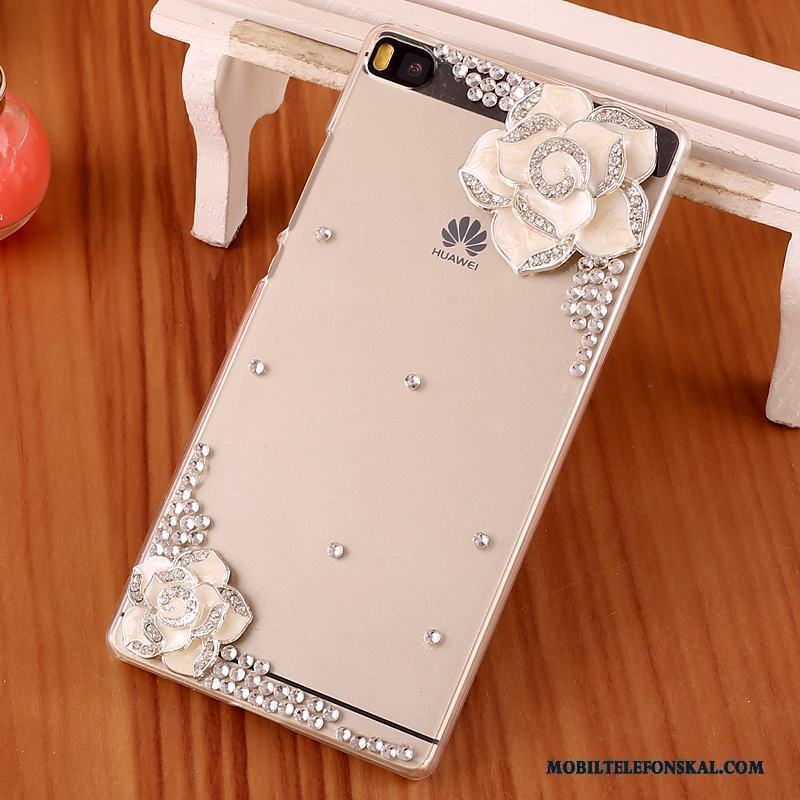 Huawei P8 Skydd Fodral Svart Skal Telefon Hård Strass