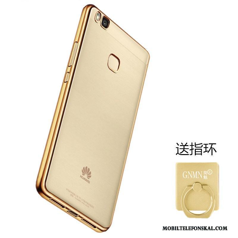 Huawei P9 Lite Mobil Telefon Silikon Guld Skal Ungdom Fodral Mjuk