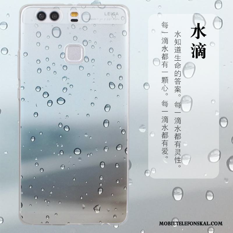 Huawei P9 Plus All Inclusive Mjuk Fodral Ljusblå Silikon Skal Telefon