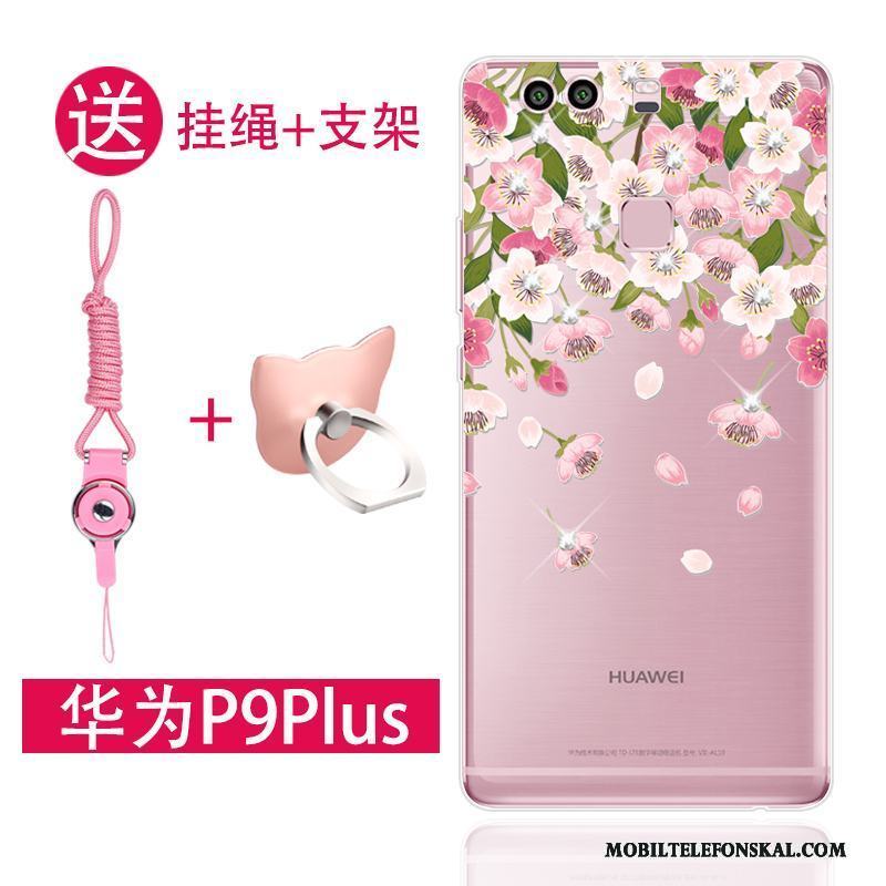 Huawei P9 Plus Hängsmycken Rosa All Inclusive Trend Skal Telefon Fallskydd Mjuk