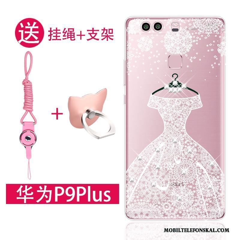 Huawei P9 Plus Hängsmycken Rosa All Inclusive Trend Skal Telefon Fallskydd Mjuk