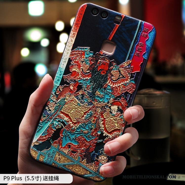 Huawei P9 Plus Kreativa Personlighet Röd All Inclusive Skal Telefon Trend Mjuk