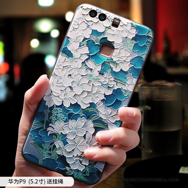 Huawei P9 Plus Ljusblå Skydd Skal Telefon Hängsmycken Personlighet Kreativa All Inclusive
