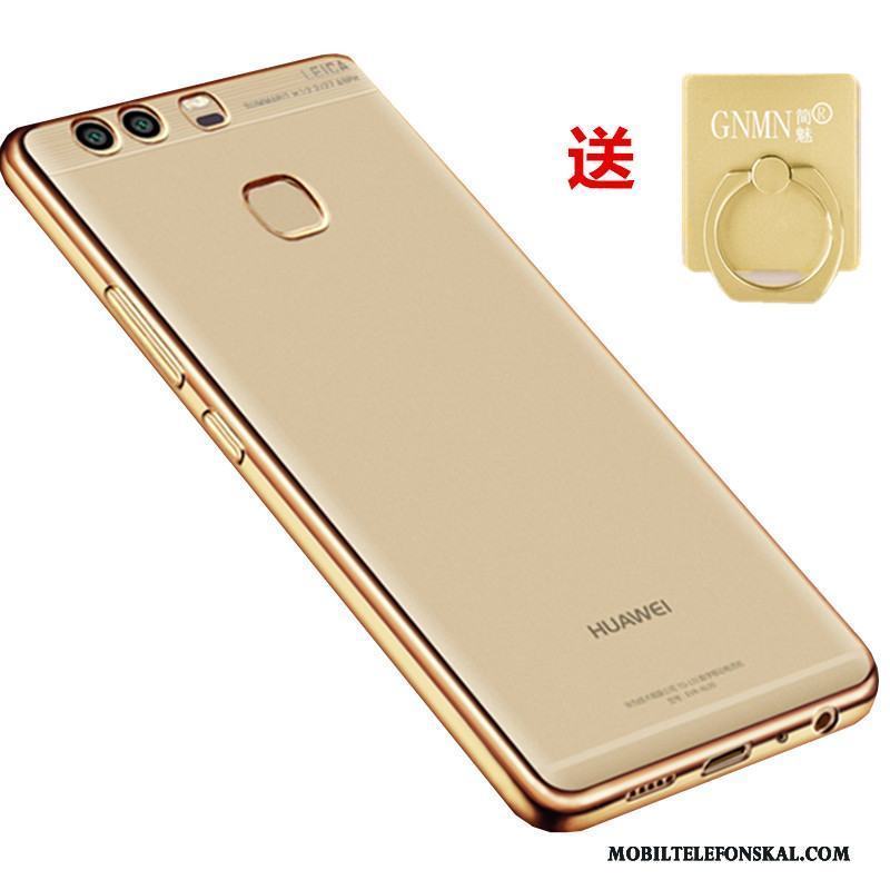 Huawei P9 Plus Mobil Telefon Guld Skal Silikon Skydd Mjuk Fodral