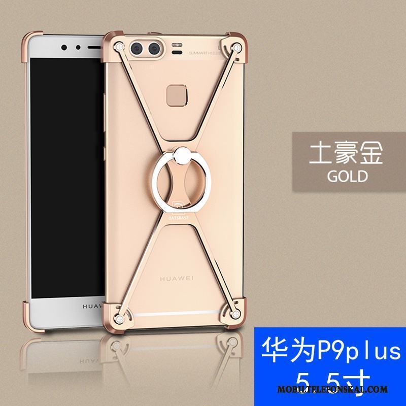 Huawei P9 Plus Skal Hård Metall Frame Rosa Fodral Kreativa