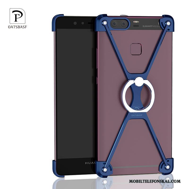 Huawei P9 Plus Skal Hård Metall Frame Rosa Fodral Kreativa