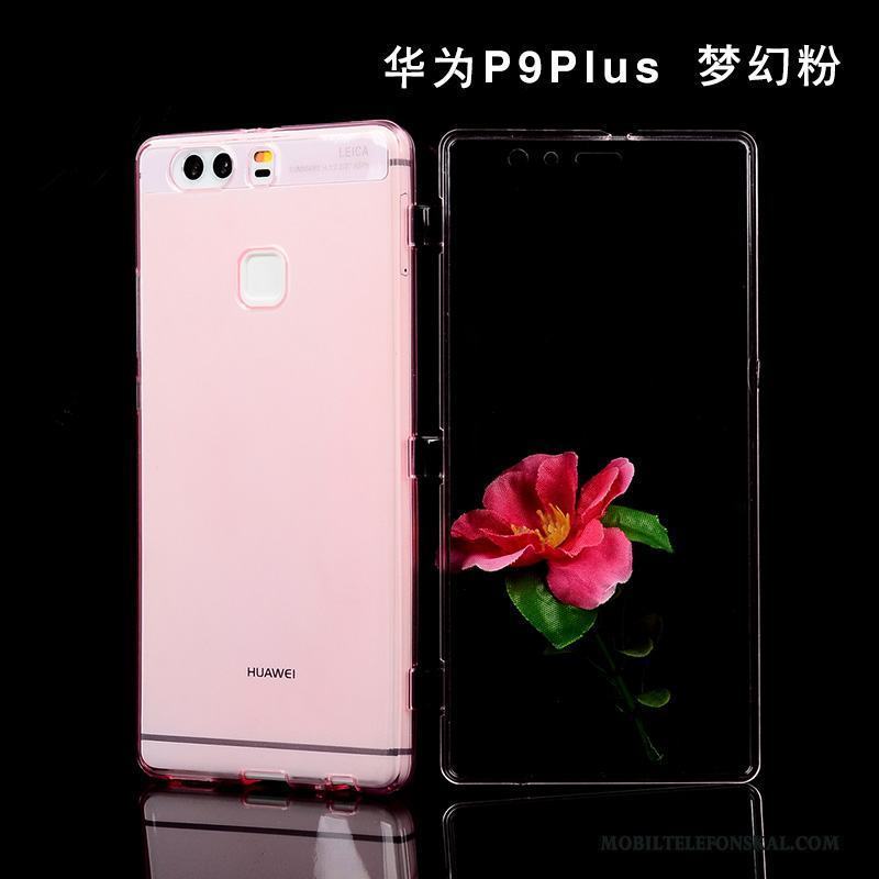 Huawei P9 Plus Skal Mjuk Purpur Clamshell Silikon Skydd Mobil Telefon Fallskydd