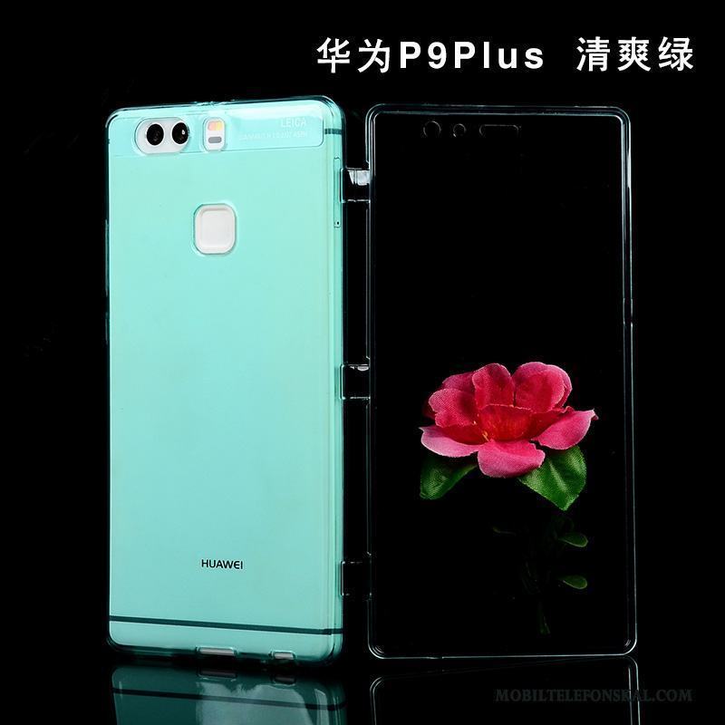 Huawei P9 Plus Skal Mjuk Purpur Clamshell Silikon Skydd Mobil Telefon Fallskydd