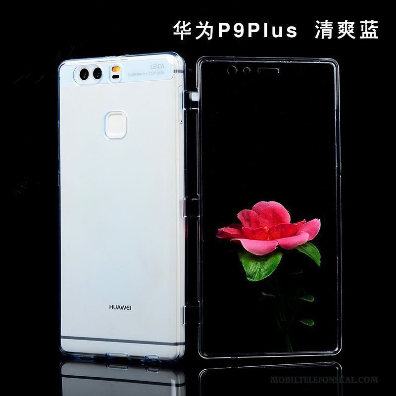 Huawei P9 Plus Skal Mjuk Purpur Clamshell Silikon Skydd Mobil Telefon Fallskydd