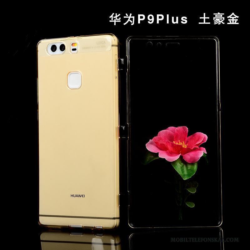 Huawei P9 Plus Skal Mjuk Purpur Clamshell Silikon Skydd Mobil Telefon Fallskydd