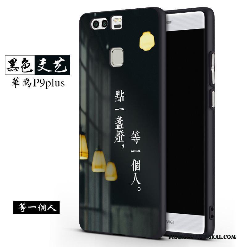 Huawei P9 Plus Skal Telefon Blå Personlighet Fallskydd Hängsmycken Mjuk Fodral