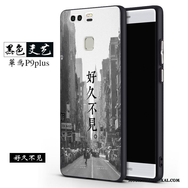 Huawei P9 Plus Skal Telefon Blå Personlighet Fallskydd Hängsmycken Mjuk Fodral