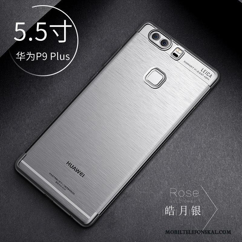 Huawei P9 Plus Skydd Transparent Skal Telefon Fallskydd Silikon Kreativa Rosa