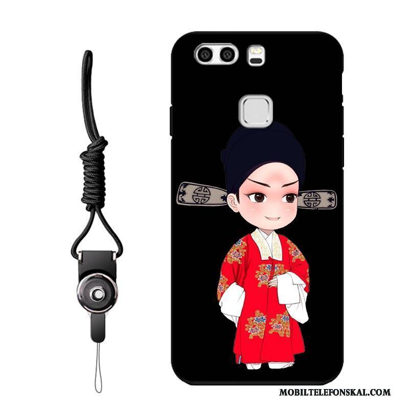 Huawei P9 Skal Svart Personlighet Hua Dan Retro Par Skydd Peking Opera