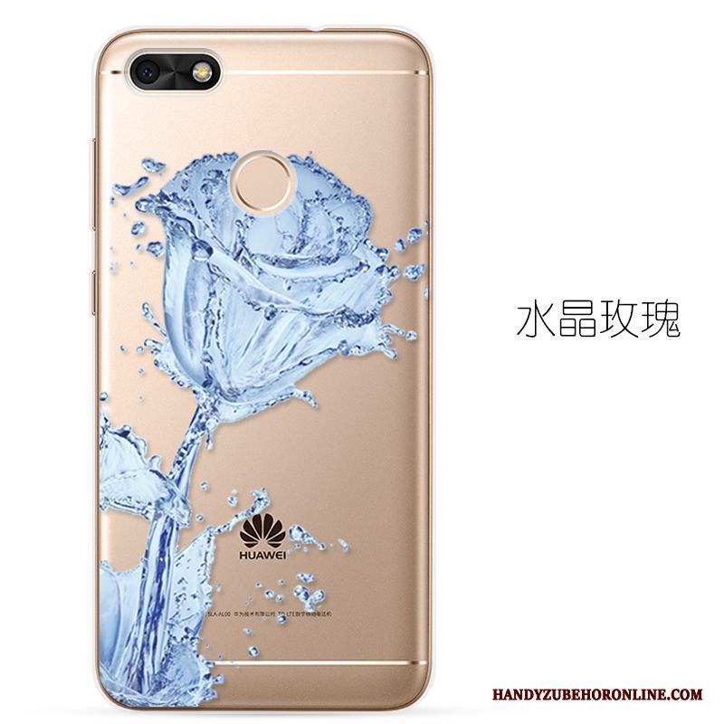 Huawei Y5 2018 Silikon Fodral Skal Mjuk All Inclusive Fallskydd Transparent