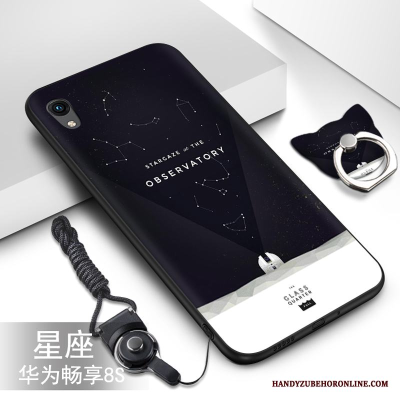 Huawei Y5 2019 Fodral Grön Mjuk Tecknat Skal Telefon Skydd Silikon