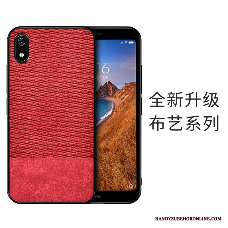 Huawei Y5 2019 Skydd Sy Röd Silikon Mjuk Skal Mönster