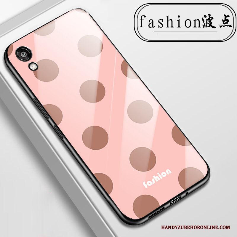 Huawei Y5 2019 Tecknat Liten Rosa Mjuk Glas Skal Telefon Kyla