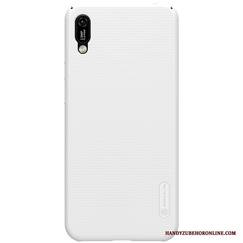 Huawei Y6 2019 Hård Guld Glidskydds Skal Telefon Fodral Trend Nubuck