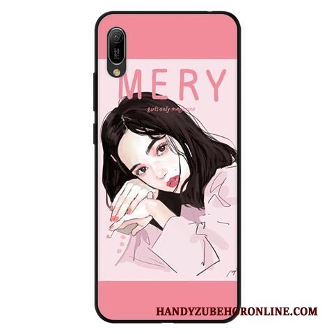 Huawei Y6 2019 Kyla Mobil Telefon Skal Skydd Mjuk Svart Fallskydd