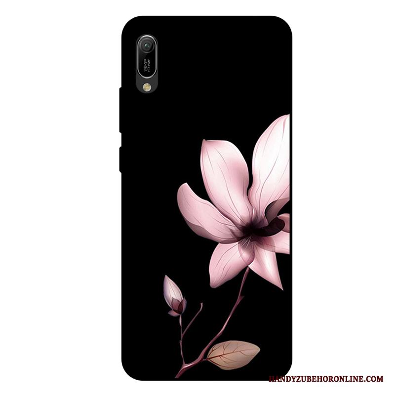 Huawei Y6 2019 Liten Skal Telefon Kyla Blå Nubuck All Inclusive Anpassa